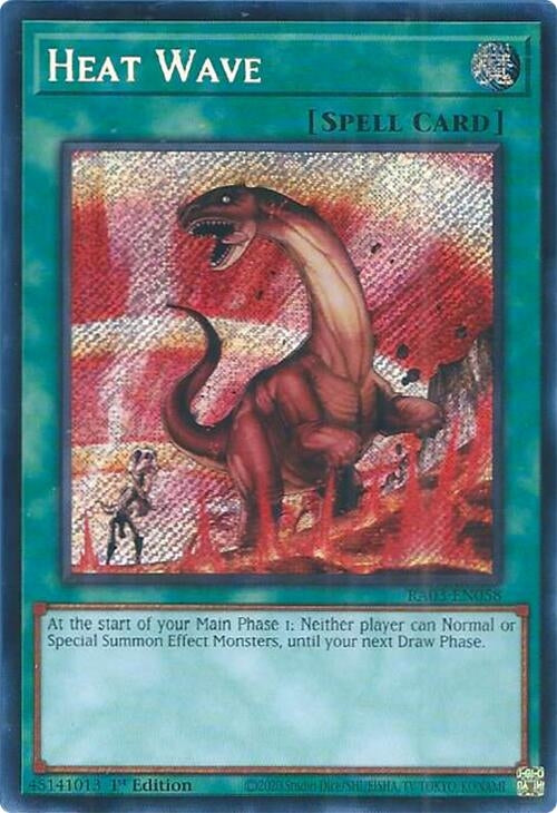 Image for Heat Wave (Secret Rare) (RA03-EN058) - YuGiOh