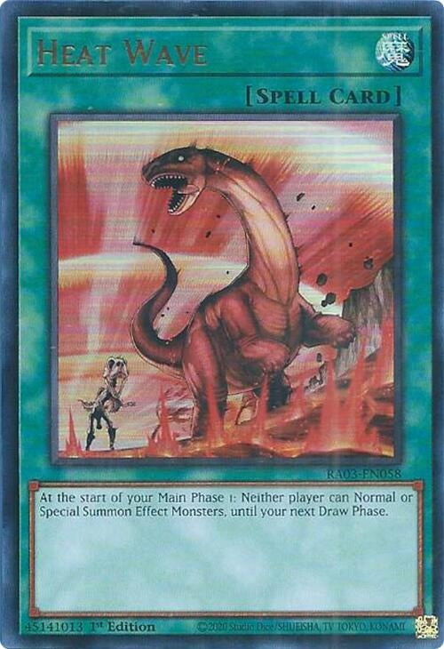 Image for Heat Wave (UR) (RA03-EN058) - YuGiOh
