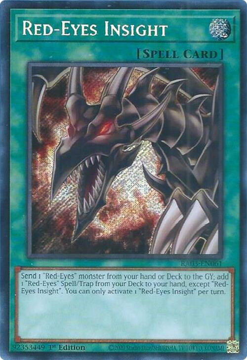 Image for Red-Eyes Insight (Secret Rare) (RA03-EN061) - YuGiOh