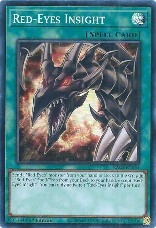Image for Red-Eyes Insight (RA03-EN061) - YuGiOh
