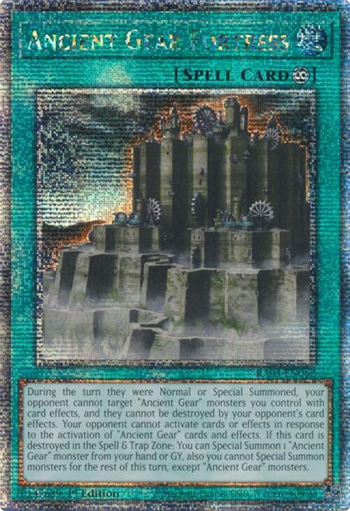 Ancient Gear Fortress (Quarter Century Secret Rare) (RA03-EN062)