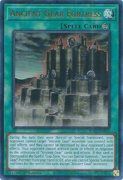 Image for Ancient Gear Fortress (UR) (RA03-EN062) - YuGiOh