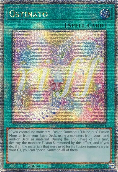 Image for Ostinato (Quarter Century Secret Rare) (RA03-EN064) - YuGiOh
