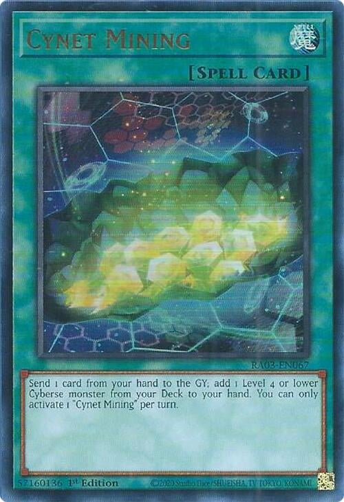Image for Cynet Mining (UR) (RA03-EN067) - YuGiOh
