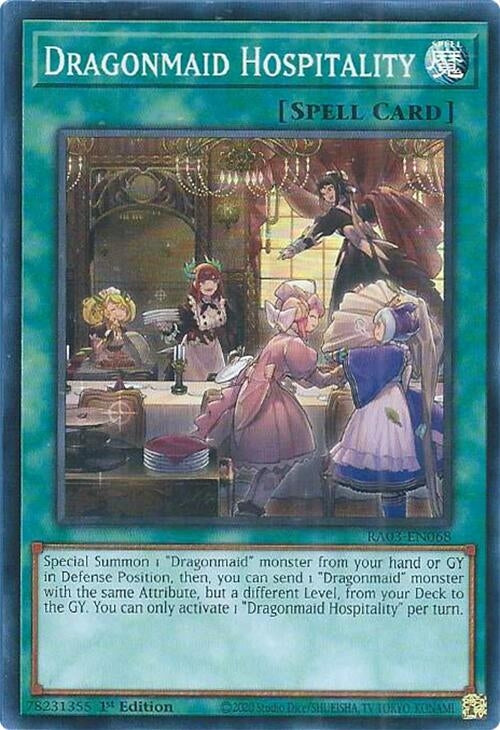 Image for Dragonmaid Hospitality (RA03-EN068) - YuGiOh