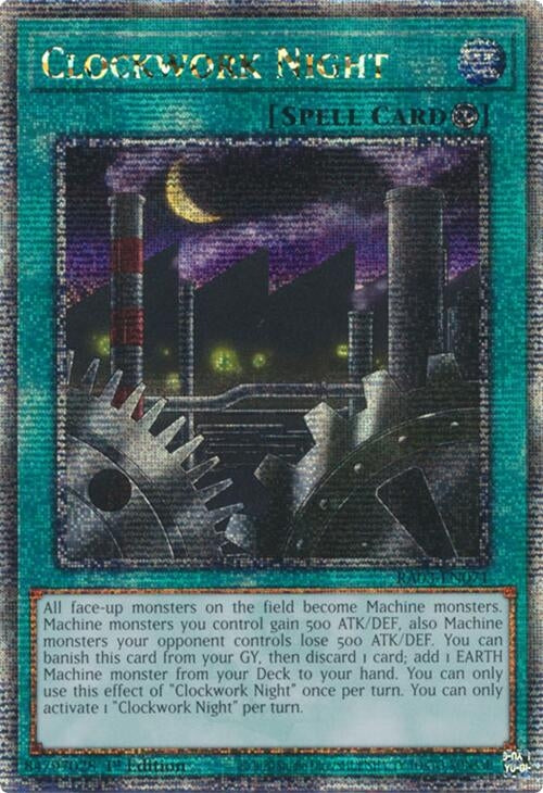 Image for Clockwork Night (Quarter Century Secret Rare) (RA03-EN071) - YuGiOh