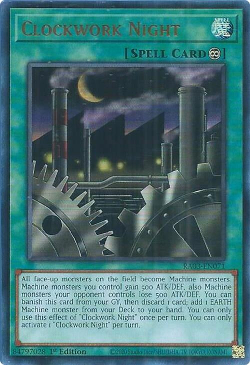 Image for Clockwork Night (UR) (RA03-EN071) - YuGiOh