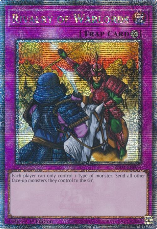 Image for Rivalry of Warlords (Quarter Century Secret Rare) (RA03-EN075) - YuGiOh