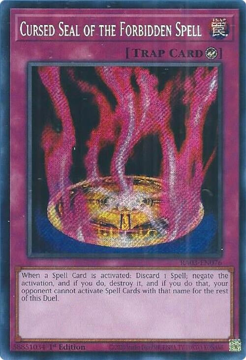 Image for Cursed Seal of the Forbidden Spell (Secret Rare) (RA03-EN076) - YuGiOh