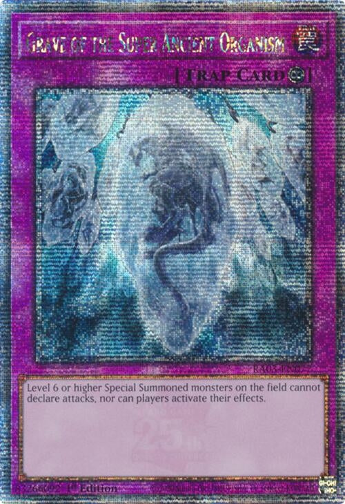 Image for Grave of the Super Ancient Organism (Quarter Century Secret Rare) (RA03-EN077) - YuGiOh