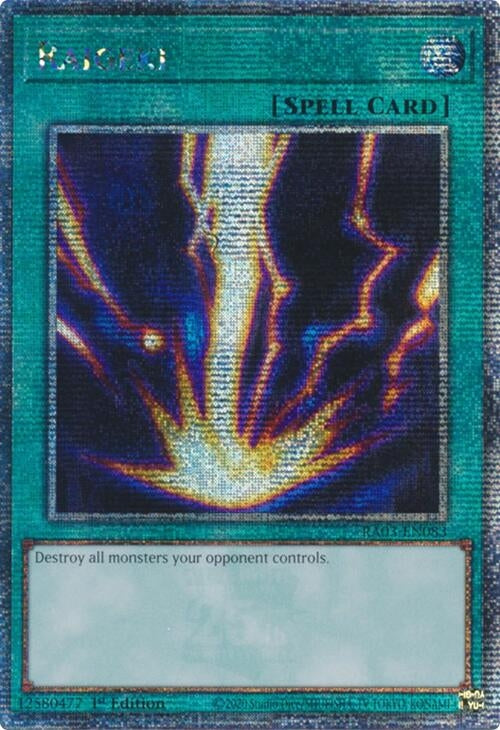 Image for Raigeki (Quarter Century Secret Rare) (RA03-EN083) - YuGiOh