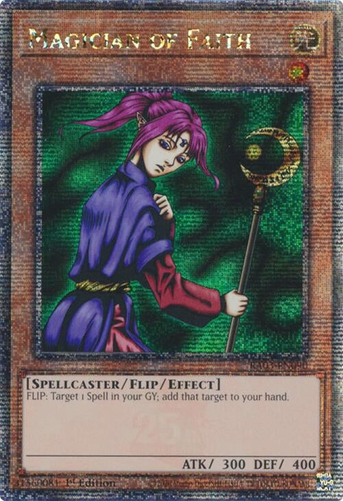 Image for Magician of Faith (Quarter Century Secret Rare) (RA03-EN090) - YuGiOh