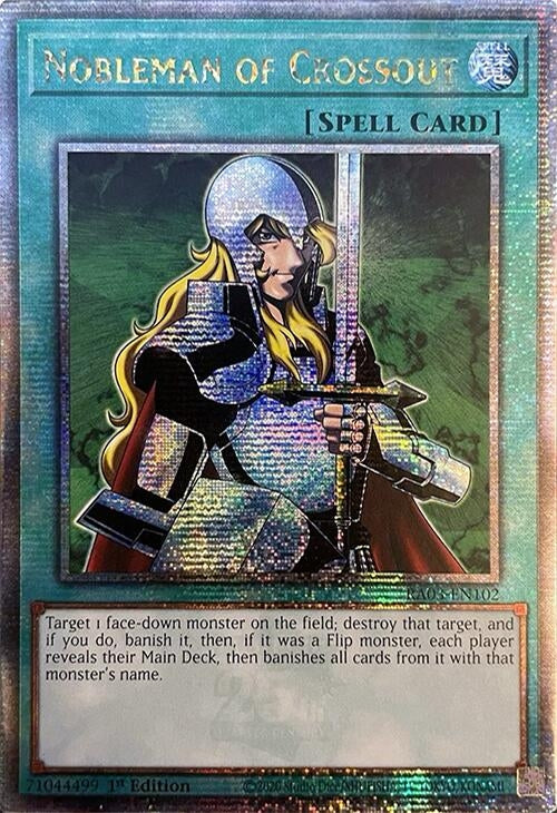Image for Nobleman of Crossout (Quarter Century Secret Rare) (RA03-EN102) - YuGiOh