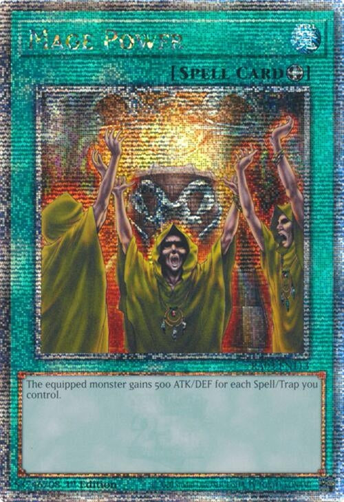 Image for Mage Power (Quarter Century Secret Rare) (RA03-EN113) - YuGiOh