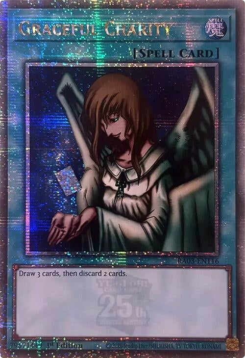 Image for Graceful Charity (Quarter Century Secret Rare) (RA03-EN116) - YuGiOh