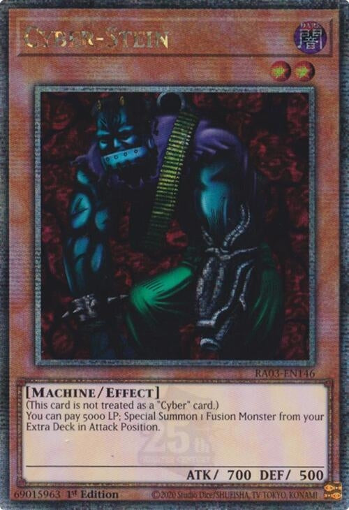 Image for Cyber-Stein (Quarter Century Secret Rare) (RA03-EN146) - YuGiOh