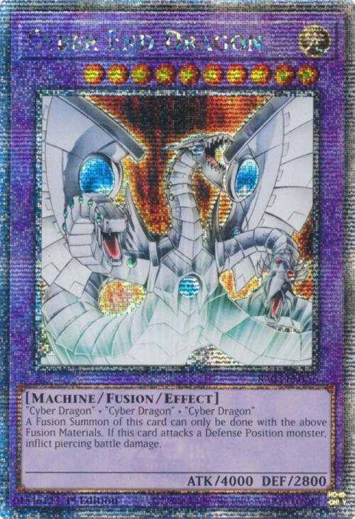Image for Cyber End Dragon (Quarter Century Secret Rare) (RA03-EN156) - YuGiOh