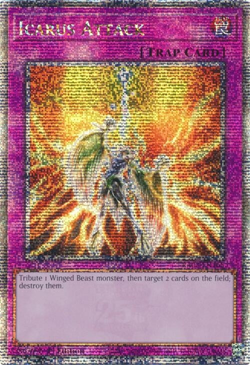 Image for Icarus Attack (Quarter Century Secret Rare) (RA03-EN165) - YuGiOh
