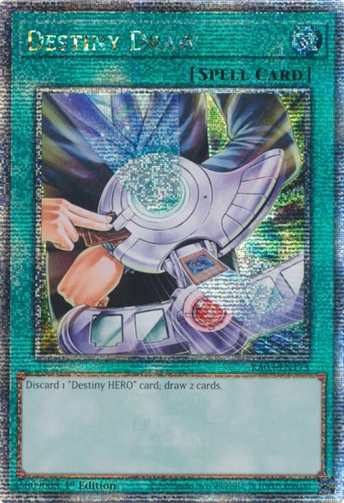 Image for Destiny Draw (Quarter Century Secret Rare) (RA03-EN173) - YuGiOh