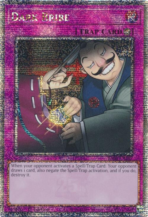 Image for Dark Bribe (Quarter Century Secret Rare) (RA03-EN187) - YuGiOh