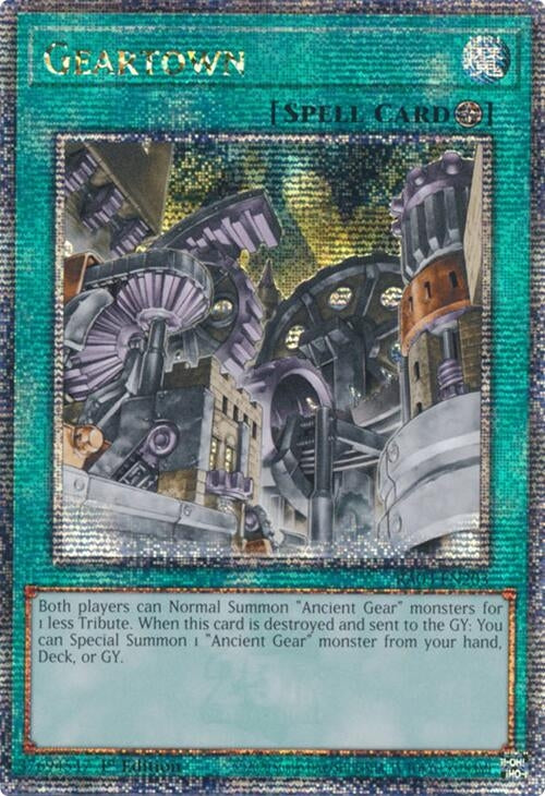 Image for Geartown (Quarter Century Secret Rare) (RA03-EN203) - YuGiOh