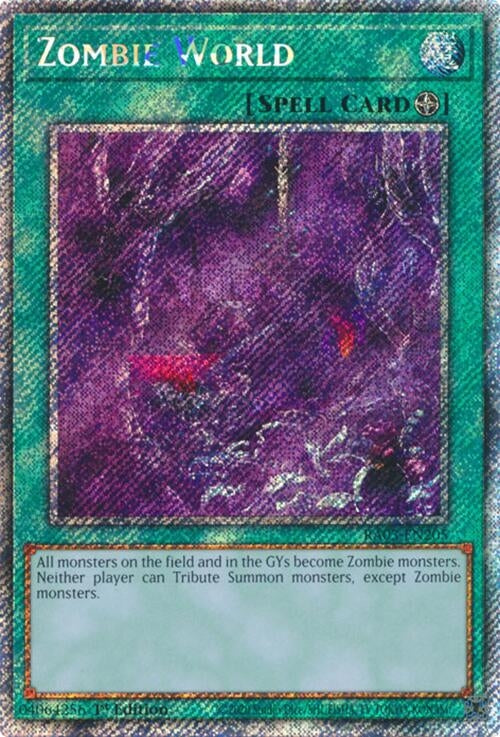 Zombie World (Platinum Secret Rare) (RA03-EN205)