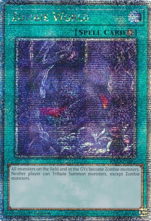 Image for Zombie World (Quarter Century Secret Rare) (RA03-EN205) - YuGiOh