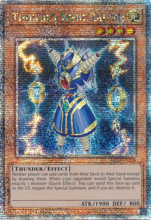 Image for Thunder King Rai-Oh (Quarter Century Secret Rare) (RA03-EN206) - YuGiOh