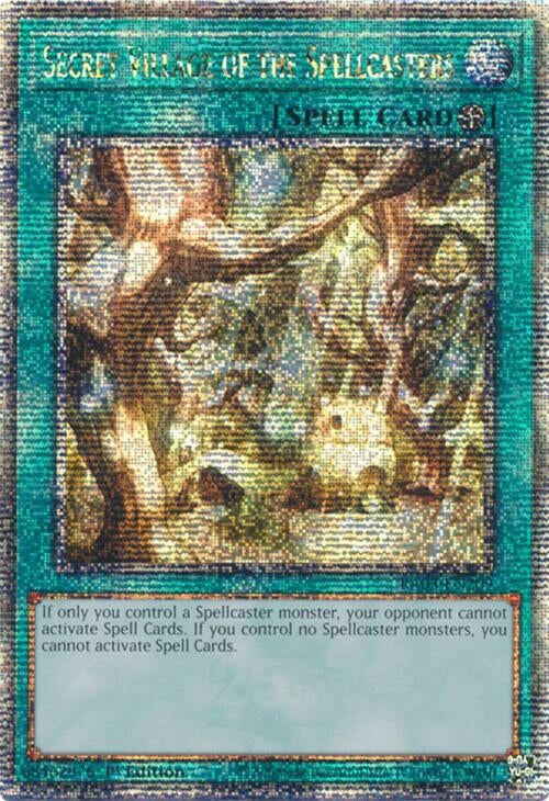 Image for Secret Village of the Spellcasters (Quarter Century Secret Rare) (RA03-EN209) - YuGiOh