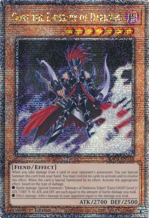 Image for Gorz the Emissary of Darkness (Quarter Century Secret Rare) (RA03-EN210) - YuGiOh