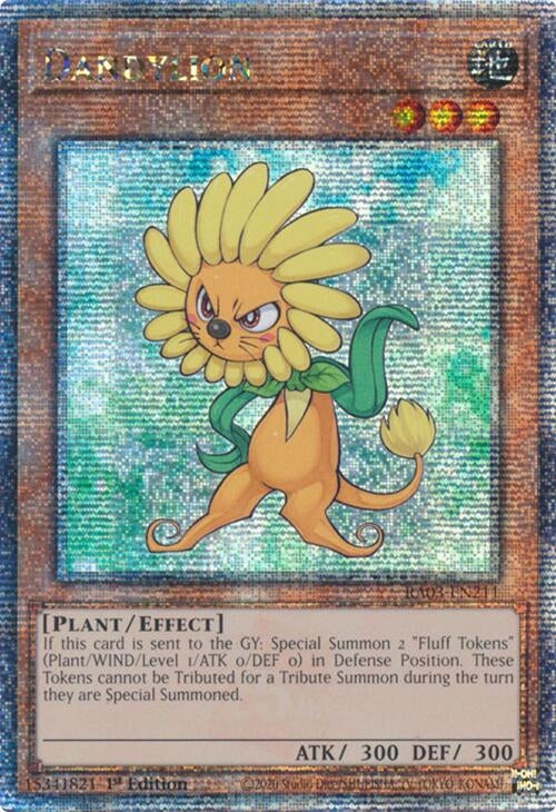 Image for Dandylion (Quarter Century Secret Rare) (RA03-EN211) - YuGiOh