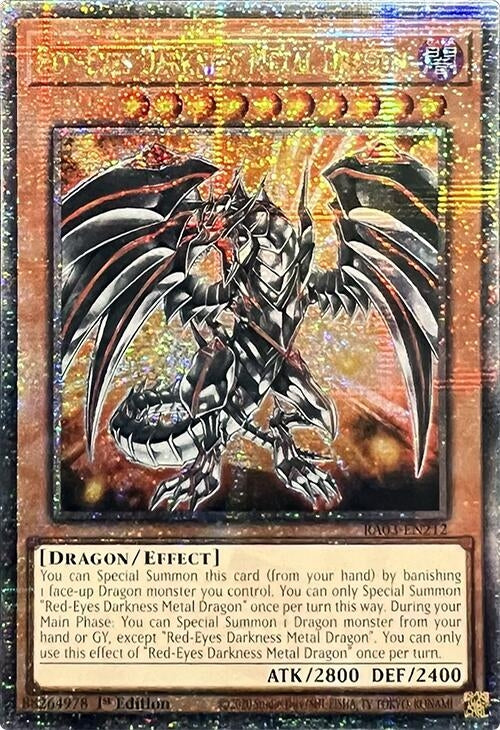 Image for Red-Eyes Darkness Metal Dragon (Quarter Century Secret Rare) (RA03-EN212) - YuGiOh