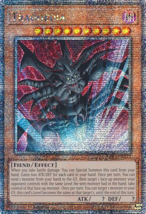 Image for Tragoedia (Quarter Century Secret Rare) (RA03-EN223) - YuGiOh