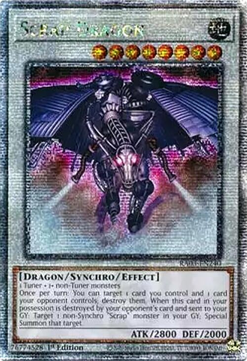 Image for Scrap Dragon (Quarter Century Secret Rare) (RA03-EN240) - YuGiOh