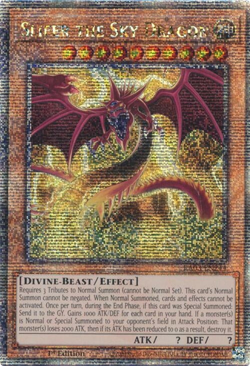 Image for Slifer the Sky Dragon (Quarter Century Secret Rare) (RA03-EN244) - YuGiOh