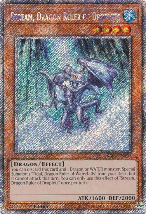 Stream, Dragon Ruler of Droplets (Platinum Secret Rare) (RA03-EN255)