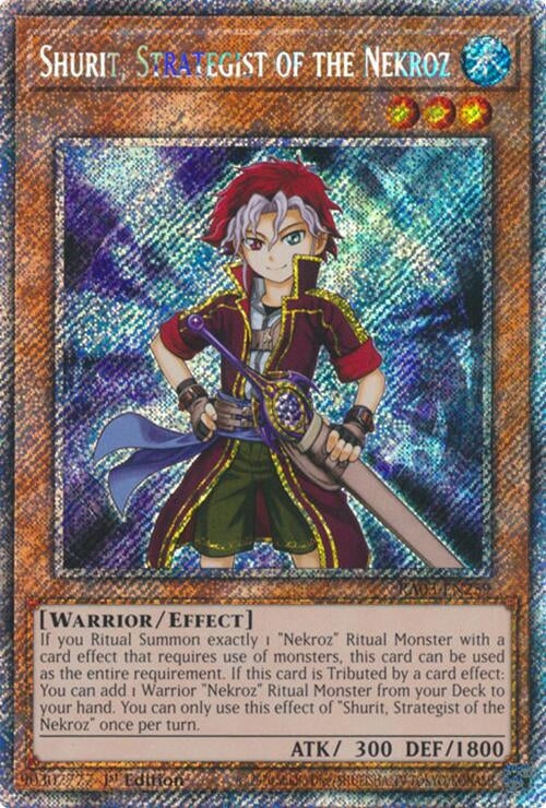 Shurit, Strategist of the Nekroz (Platinum Secret Rare) (RA03-EN259)