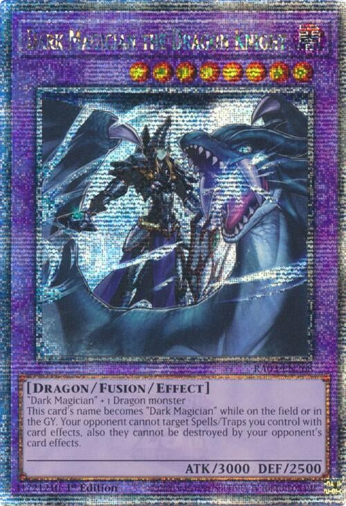 Image for Dark Magician the Dragon Knight (Quarter Century Secret Rare) (RA03-EN268) - YuGiOh