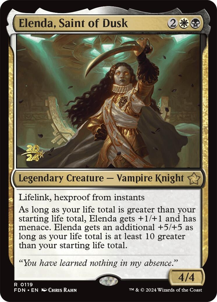 Image for Elenda, Saint of Dusk (119) (Prerelease Cards) - Magic: The Gathering