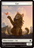 Image for Cat (0001) // Cat (0002) Doubled-Sided Token (1 // 2) (Foundations) - Magic: The Gathering