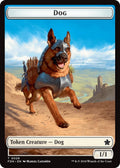 Image for Dog // Beast (0032) Double-Sided Token (29 // 32) (Foundations) - Magic: The Gathering