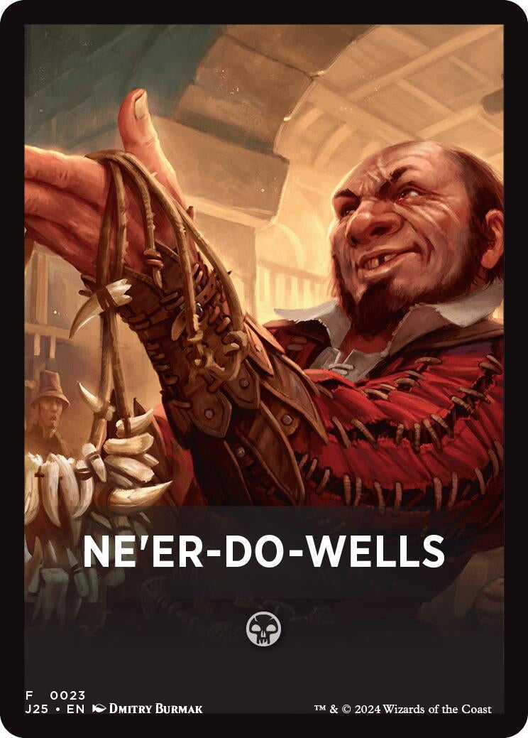 Image for Ne'er-Do-Wells Theme Card (23) (Foundations Jumpstart) - Magic: The Gathering