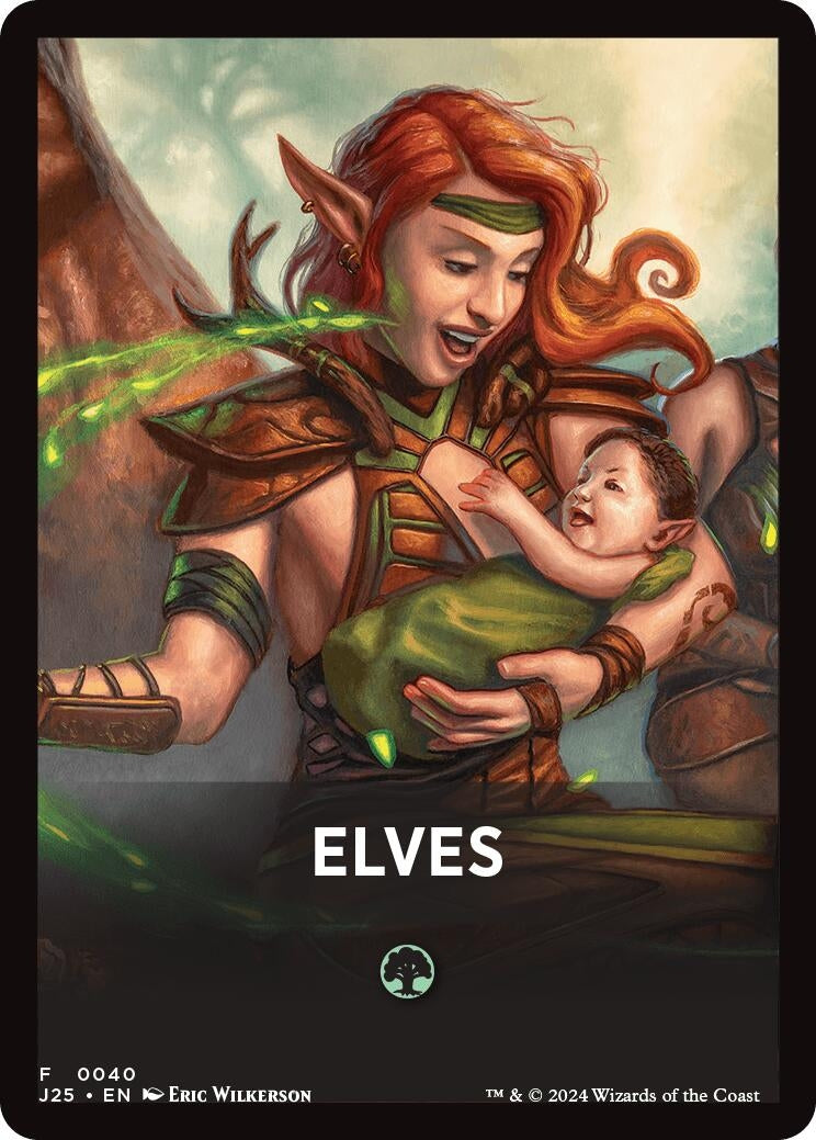 Image for Elves Theme Card (40) (Foundations Jumpstart) - Magic: The Gathering