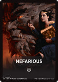 Image for Nefarious Theme Card (24) (Foundations Jumpstart) - Magic: The Gathering