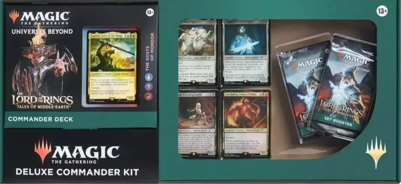 Image for The Lord of the Rings: Tales of Middle-earth Deluxe Commander Kit - The Hosts of Mordor - Magic: The Gathering