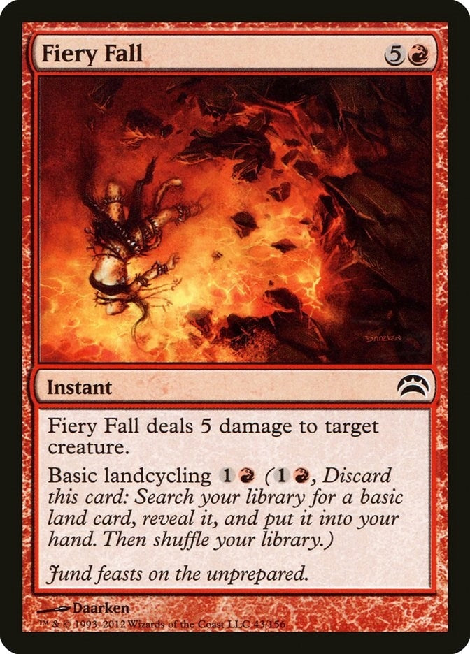 Image for Fiery Fall (43) (Planechase 2012) - Magic: The Gathering