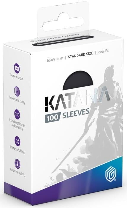 Image for Katana Standard Size Sleeves - Obsidian Shard (100-Pack) - Card Sleeves