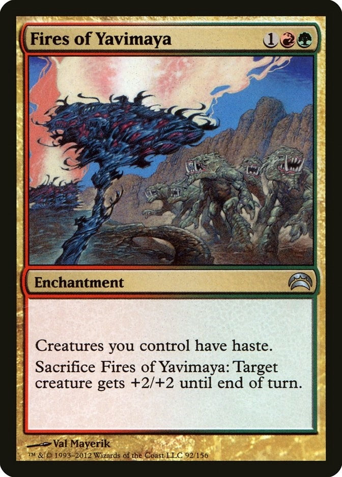 Image for Fires of Yavimaya (92) (Planechase 2012) - Magic: The Gathering