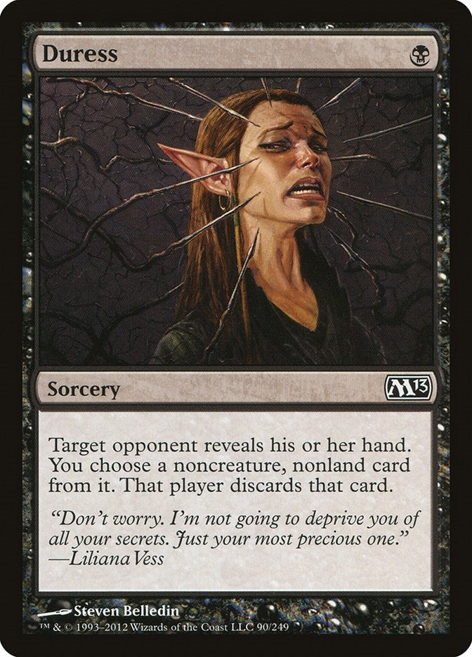 Image for Duress (90) (Magic 2013 (M13)) - Magic: The Gathering