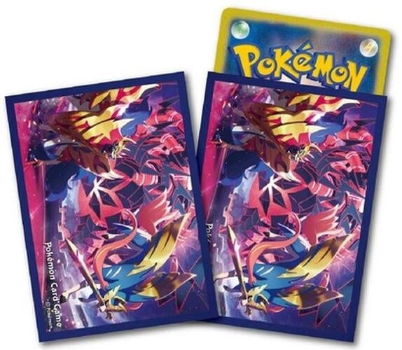 Image for Pokemon TCG: Pokemon Center Japan Exclusive Card Sleeves - Zacian, Zamazenta and Eternatus (64-Pack) - Card Sleeves